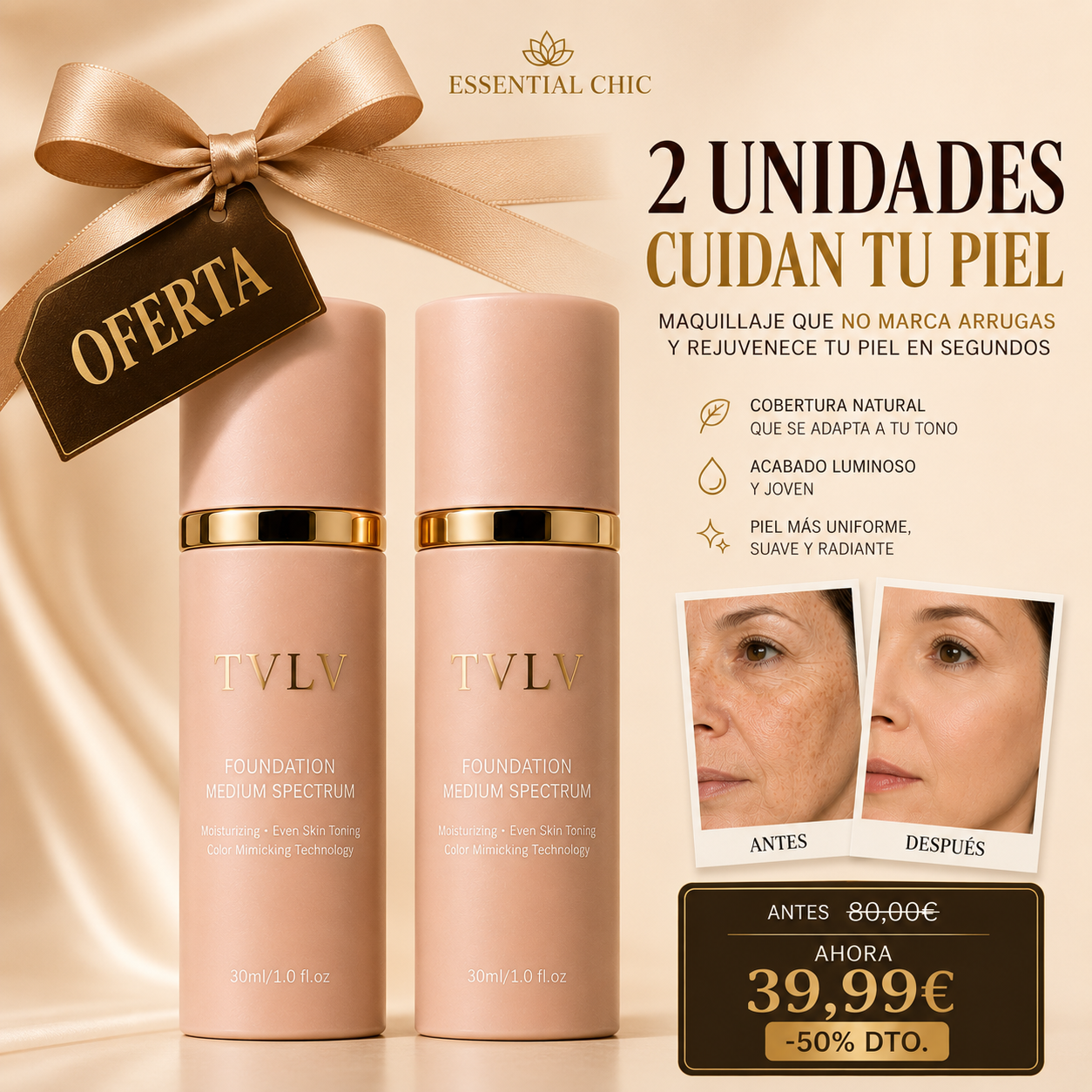 Maquillaje Antiedad que se Adapta a tu Tono