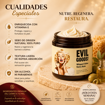 Crema Hidratante Evil Goods 100% Natural  1 + 1 GRATIS