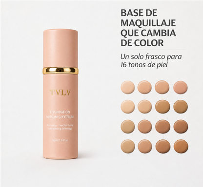 Pack TVLV Belleza Completo: 2 Maquillajes Antiedad TVLV que se Adaptan a tu Tono y Parches Antiojeras de Cafeína de Regalo
