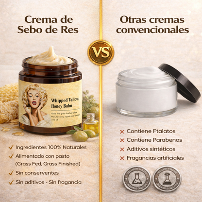 Sebo de Res  100% Natural + Ebook y Mascarilla Facial GRATIS
