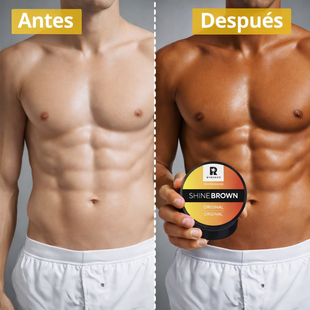 Acelerador de Bronceado SHINE BROWN. Broncéate desde tu Primer Día. Ebook de Regalo.