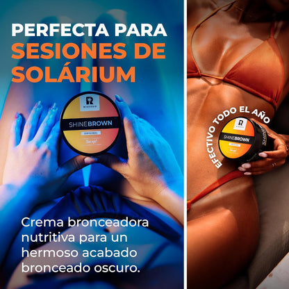 Acelerador de Bronceado SHINE BROWN. Broncéate desde tu Primer Día. Ebook de Regalo.